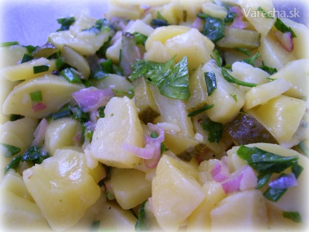 Bavorský zemiakový šalát (fotorecept) recept