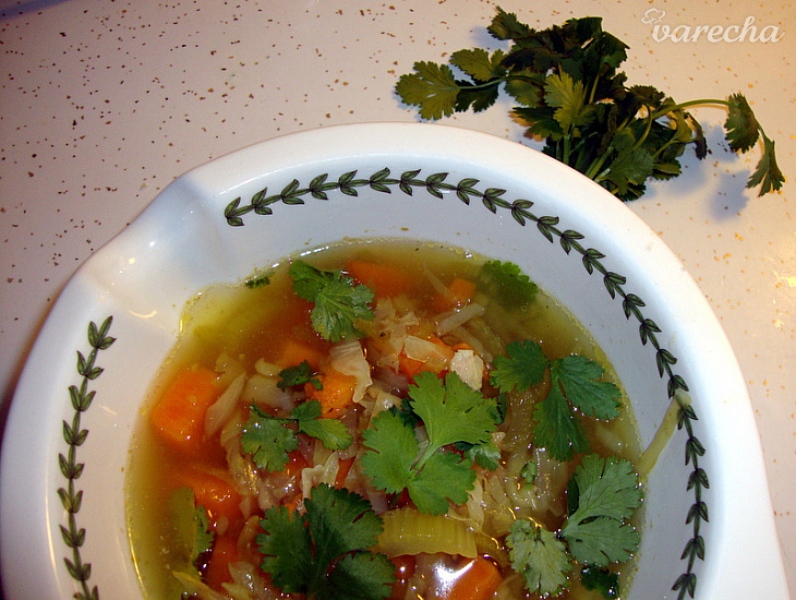 Jemná polievka so sladkými zemiakmi a s koriandrom (fotorecept ...