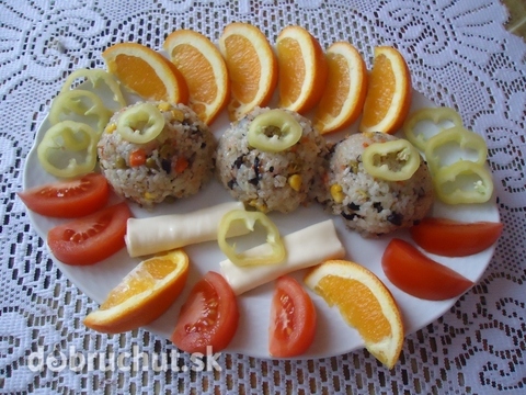 Fotorecept: Rizoto s hubami a zeleninou
