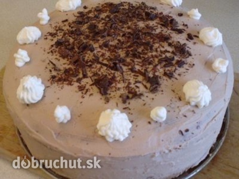 Torta s krémom z kinder čokolády