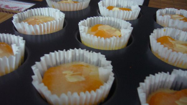 FOTORECEPT: Sušienkové mandarínkové muffiny