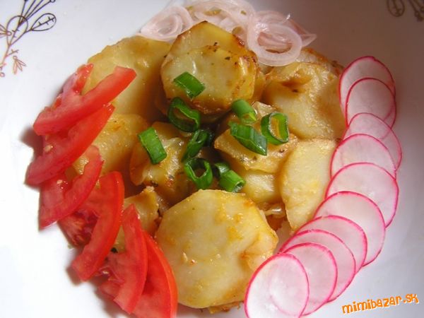 Pečené paprikové zemiaky