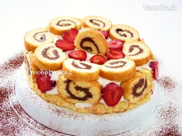 Roládová mini torta (fotorecept) recept