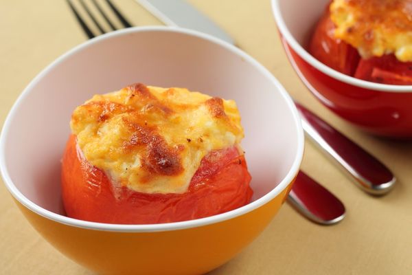 Plnené pečené paradajky