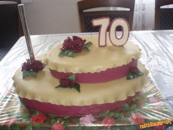 Torta k 70.narodeninám