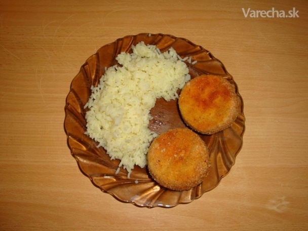 Ryža s vysmážaným plesnivým syrom (fotorecept) recept