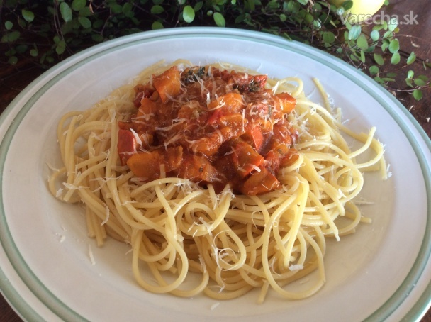 Špagety s hokaido-paradajkovou omáčkou (fotorecept) recept ...