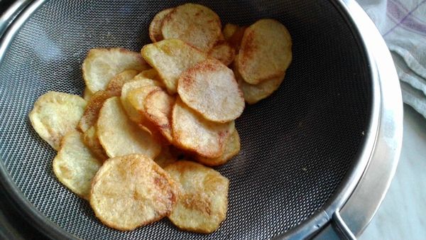 Domáce zemiakové chipsy