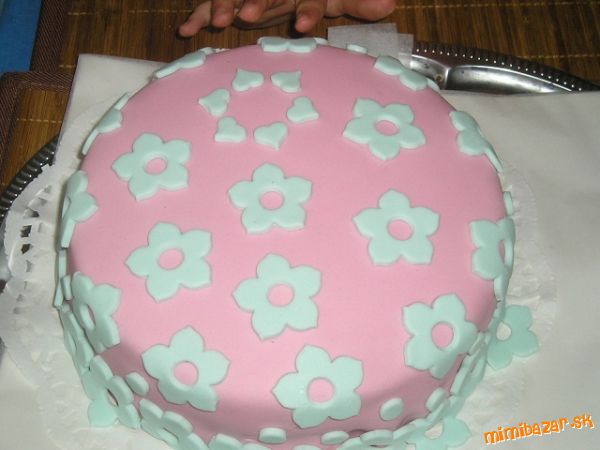 Kvetinková tortička na narodeniny