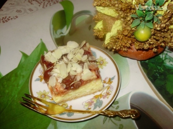 Tvarohový koláč s čerešňami (fotorecept) recept