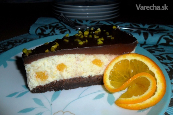 Tvarohovo pomarančová penová torta (fotorecept)