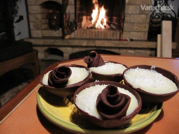 Čokoládové škrupinky s kokosom (fotorecept) recept