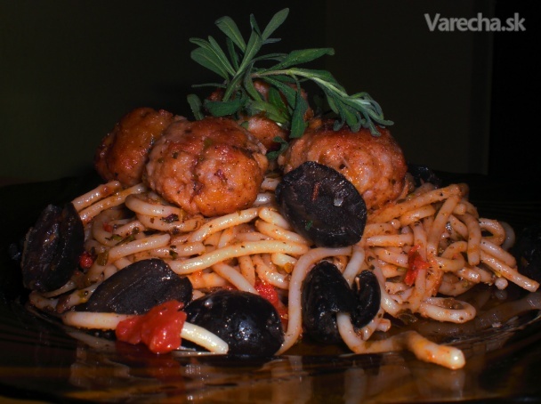 Špagety s mäsovými guľkami Recepty Varecha.sk