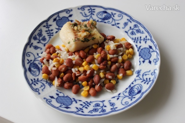 Filety z tresky s fazuľovou salsou recept