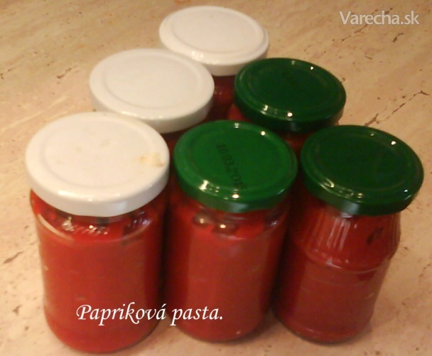 Papriková pasta (fotorecept) recept