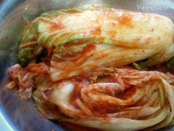 Kimči alebo Kórejská nakladaná kapusta, 김치 recept
