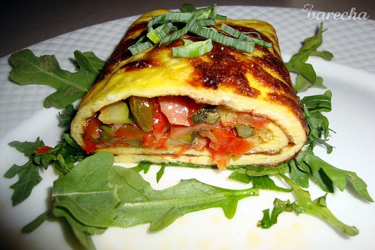 Omeleta s oštiepkom a dusenou zeleninou (fotorecept) recept ...
