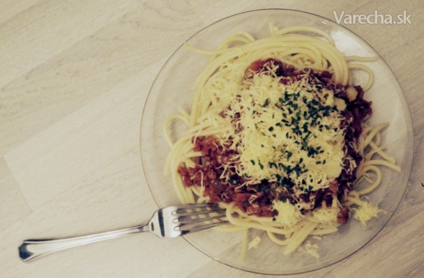 Boloňské špagety podľa Natalie recept