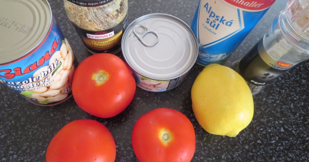 Fazuľovo-tuniakový šalát s paradajkami, fotogaléria 2 / 4.