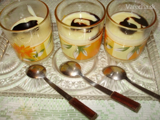 Teplý vanilkový puding (fotorecept) recept