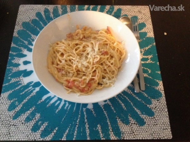 Špagety s paradajkovo-smotanovou omáčkou (fotorecept) recept ...