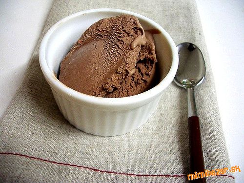 Luxusná čokoládová zmrzlina