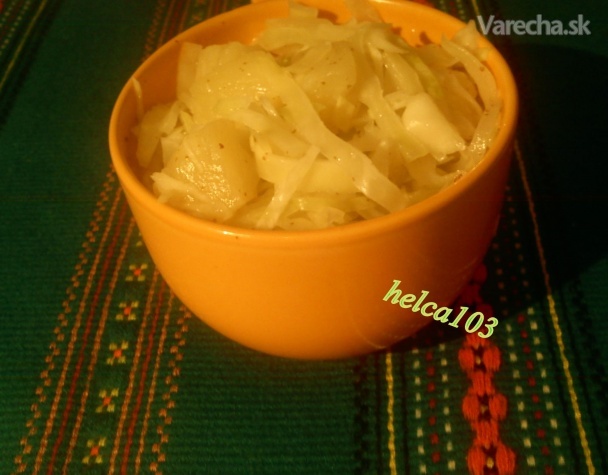 Kapustový šalát s ananásom (fotorecept) recept