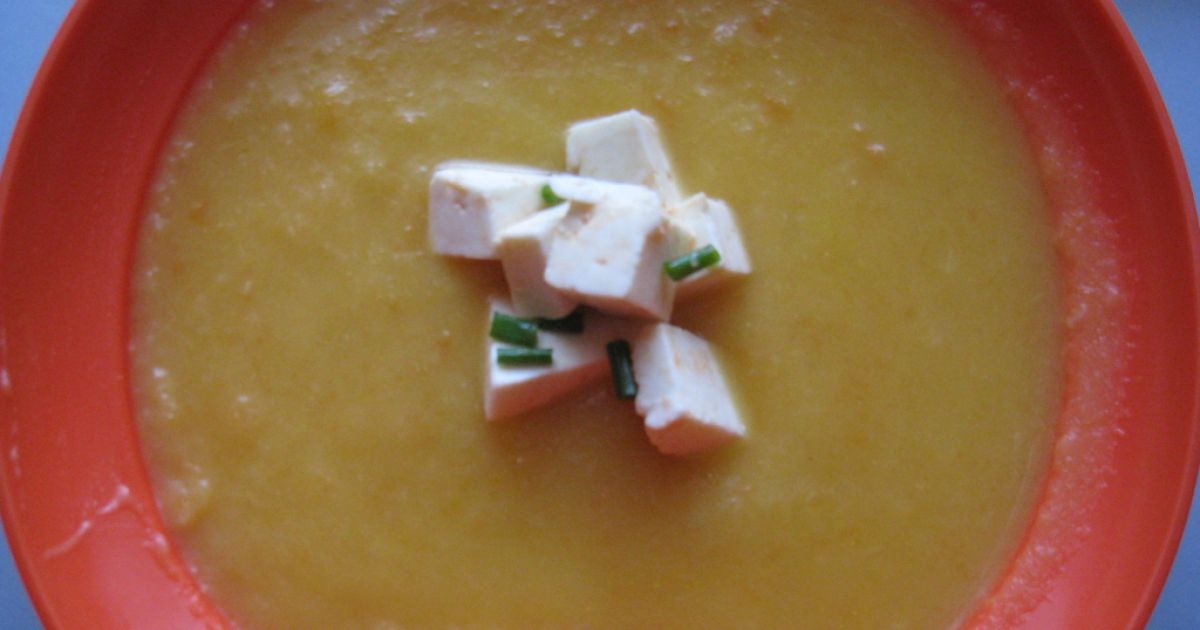 Krémová zeleninová polievka s ovčím syrom, fotogaléria 1 / 1.
