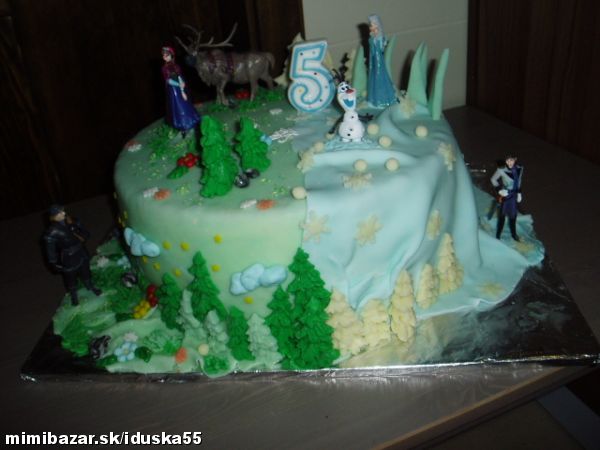 torta Ľadové kráľovstvo