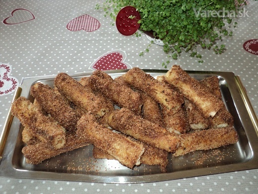 Toastové škoricovo-jablkové závitky (fotorecept) recept