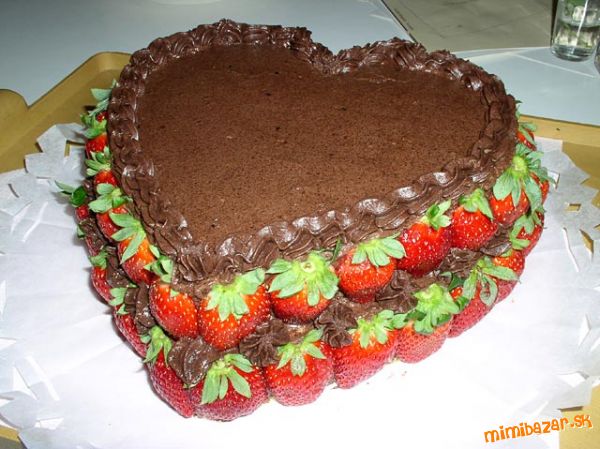 torta pre moju Dášenku véééľmi ľúbi jahôdky