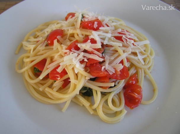 Veľmi jednoduché špagety (fotorecept) recept