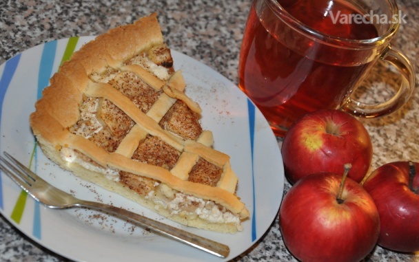 Tvarohovo-jablkový koláč (fotorecept) recept