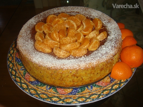 Pomarančová torta Orange and almond cake (fotorecept) recept ...