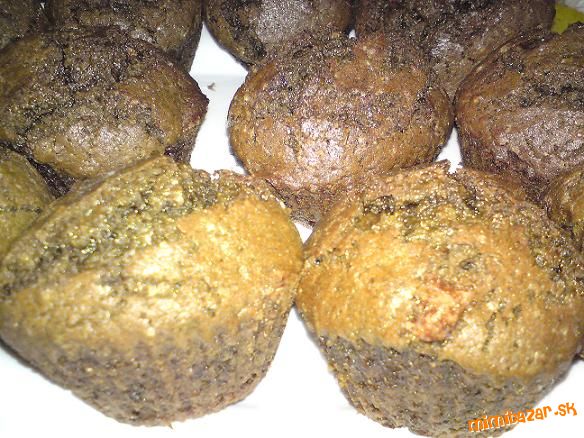 Čierne Amaretto muffiny
