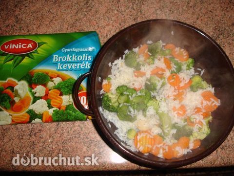 Zeleninová ryža ako príloha