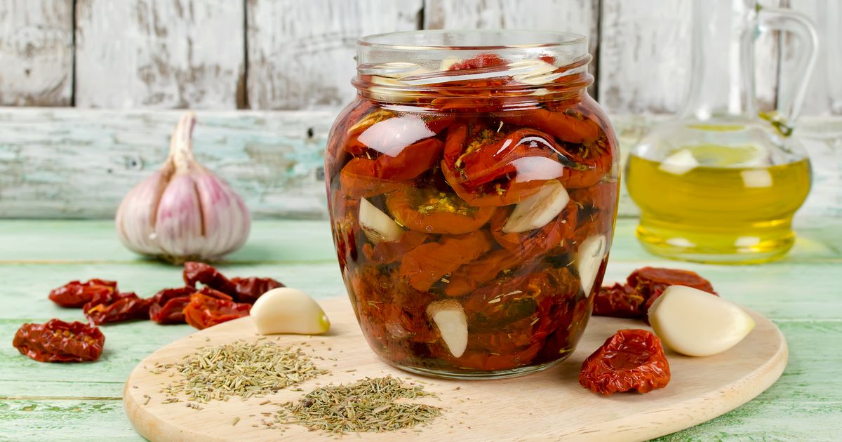 Domáce sušené paradajky v olivovom oleji recept 370min ...