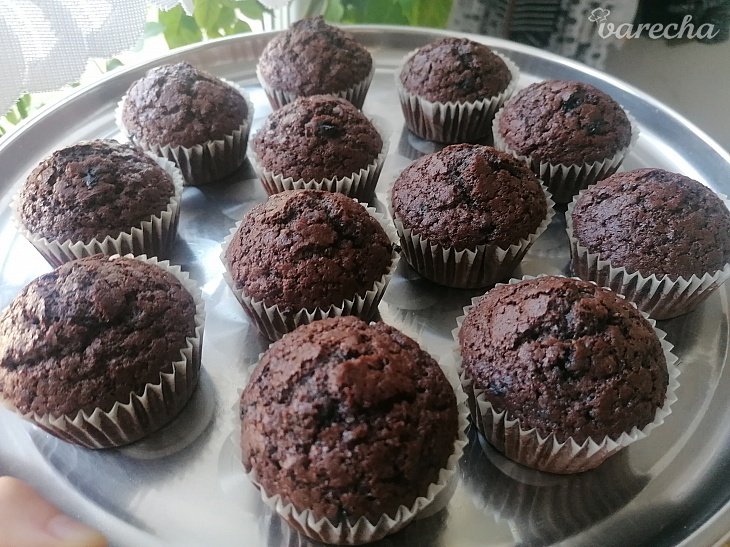 Čokoládové muffiny recept