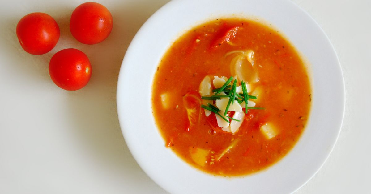 Pečená paradajková polievka, fotogaléria 1 / 10.