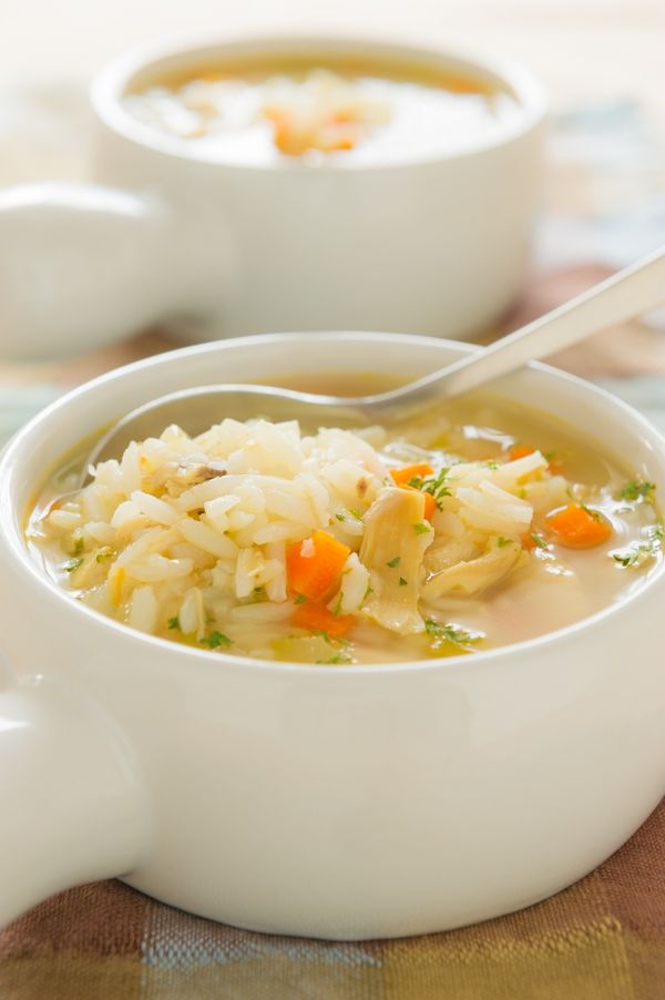 Zeleninová polievka s ryžou