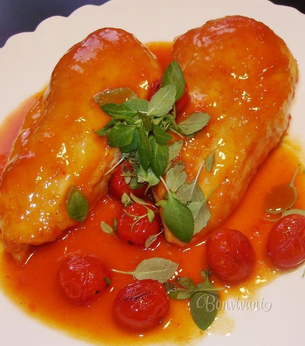 Kuracie prsia na paradajkách