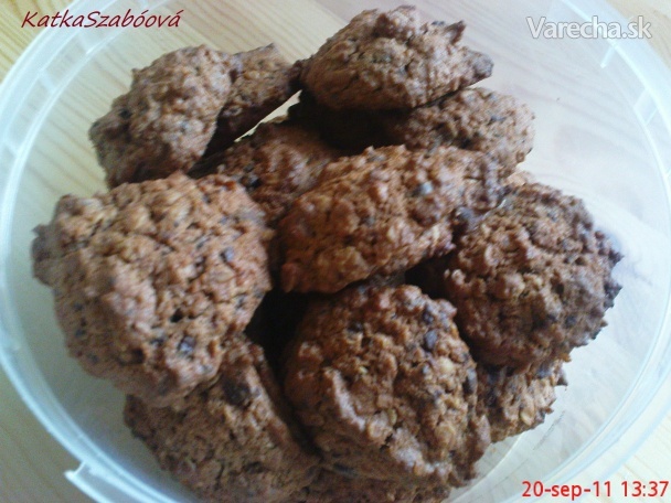Chrumkavé ovsené cookies (fotorecept) recept