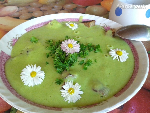 Záhradná špenátová polievka krém recept