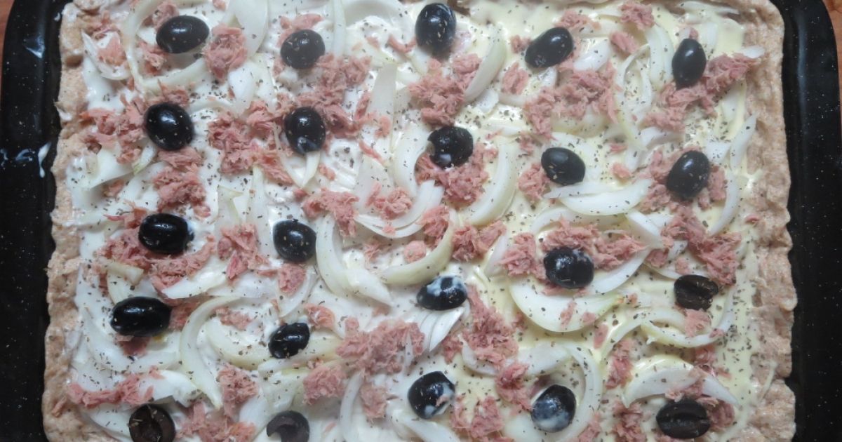 Cibuľový pizza koláč s tuniakom, fotogaléria 6 / 7.