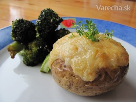 Plnené zemiaky so sladkou pečenou brokolicou (fotorecept) recept ...
