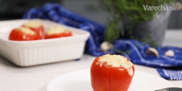 Zapečené plnené paradajky recept