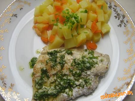 Ryby s cesnakovo citronovým dressingom rýchly obed