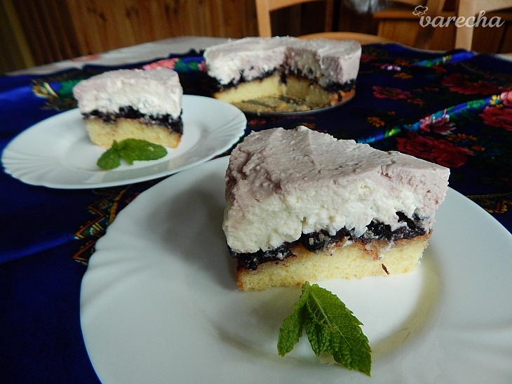 Malá torta s čučoriedkami a mascarpone krémom (fotorecept) recept