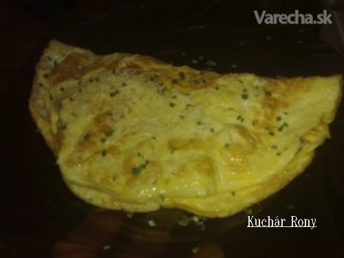 Omeleta so šampiňónovou plnkou (fotorecept) recept