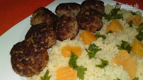 Marocké mäsové guľôčky s couscous (fotorecept) recept